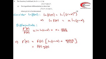 FP1.10  Logarithmic Differentiation