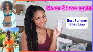 How to have the BEST FLAWLESS BIKINI Line Everrr....NEVER SHAVE AGAIN! DIY Hair Removal EPILATOR