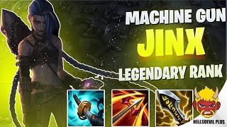 FULL MACHINE GUN JINX BUILD! - Wild Rift HellsDevil Plus Gameplay