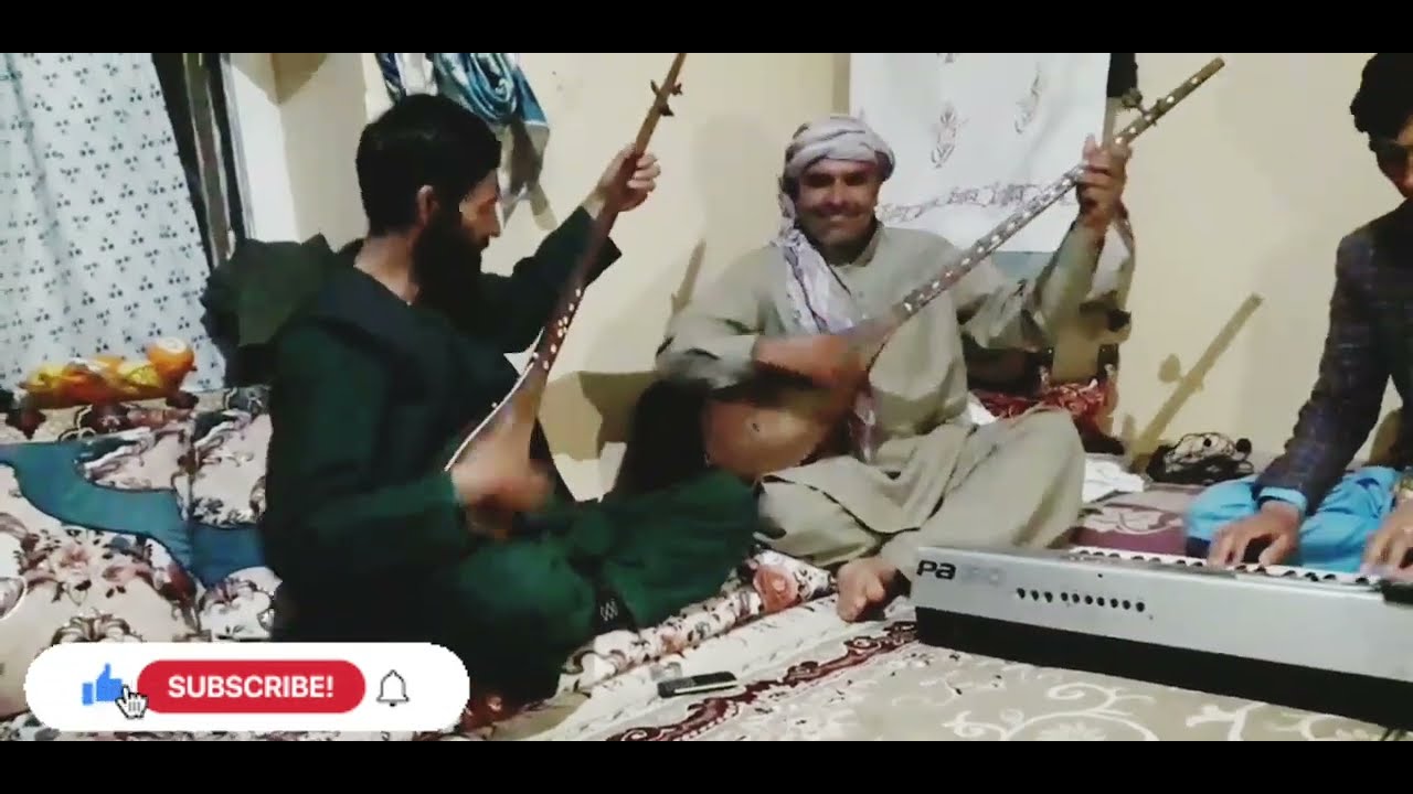 عید محمد سعیدی همرای پدرش استاد سید محمد محمدی و استاد غلام سخی جلیلی محلی خوانان ولایت غور