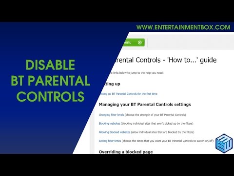 How To Disable BT Parental Controls Android