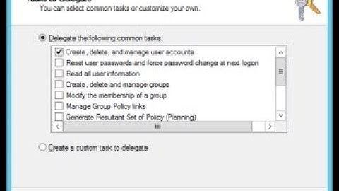 Active Directory OU Delegation Steps with Troubleshooting