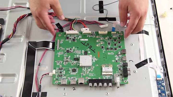 Vizio 60" LED TV Main Board Replacement Tutorial Model D60-D3 Y8387078S