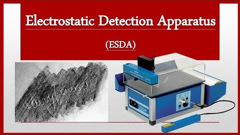 Electrostatic Detection Apparatus|| ESDA ||Instrumentation||Questioned Documents||@SavvyForensics