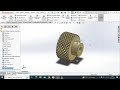 Solidworks tutorial for beginners poign molette moletage