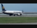 Ryanair Boeing B737 Landing and Take - Off at Genova Int'l Airport ( GOA - LIMJ )