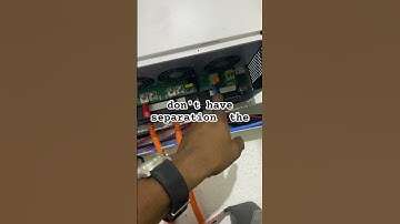 They should be separation between pv input andAcoutput please #growatt #pvpro #solarconverter #vita