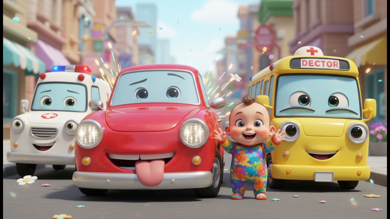 Больная Машинка и Малыш-Доктор 🚑🩺🧸 | Лечим друзей и учимся заботе | Развивающий мультфильм