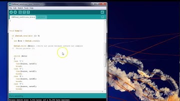 Arduino 2c SerialRead Switch case