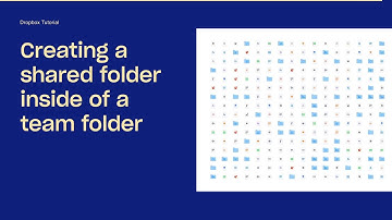 Sharing sub folders from a team folder | Dropbox Tutorials | Dropbox