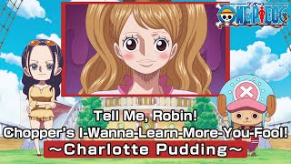 Tell Me, Robin! Chopper’s I-Wanna-Learn-More-You-Fool! 〜Charlotte Pudding〜