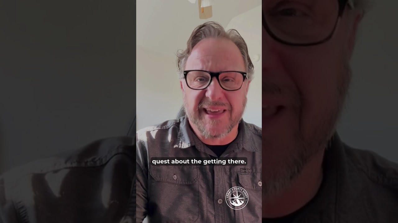 Get out there and do something because it means something even if right now it feels like it doesn't