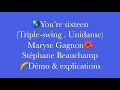 Youre sixteen tripleswing maryse gagnon  stphane beauchamp  dmo  explications