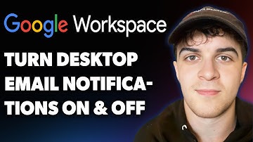 How to Turn Desktop Email Notifications on and Off in Google Workspace (Full 2025 Guide)