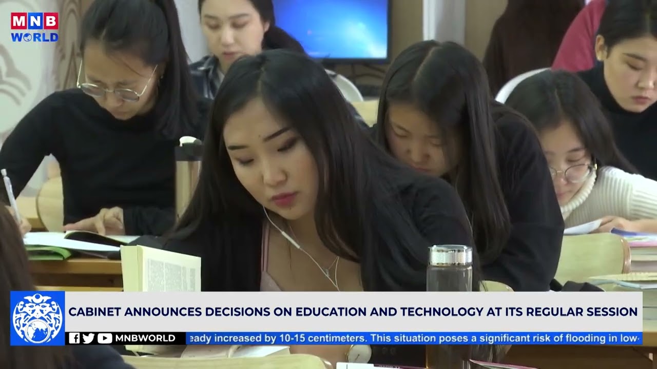 Cabinet announces decisions on education and technology at its regular session.