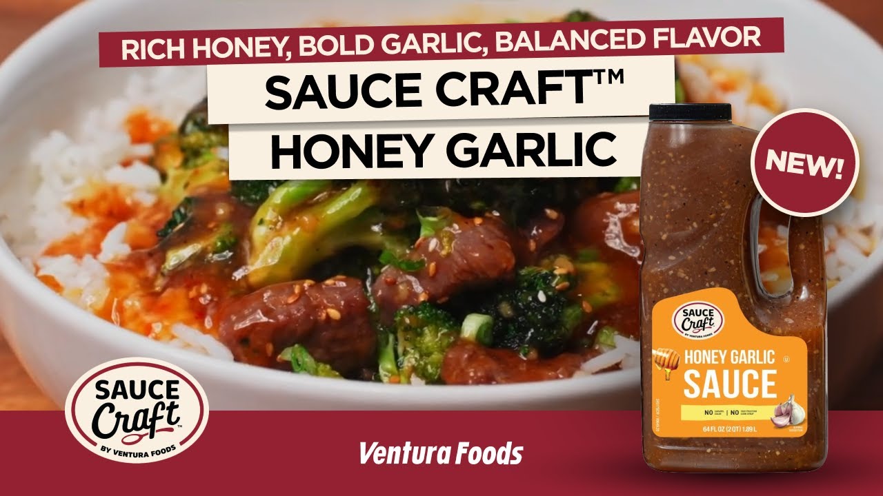 New Sauce Craft™ Honey Garlic – Sweet, Savory, Ready to Go
