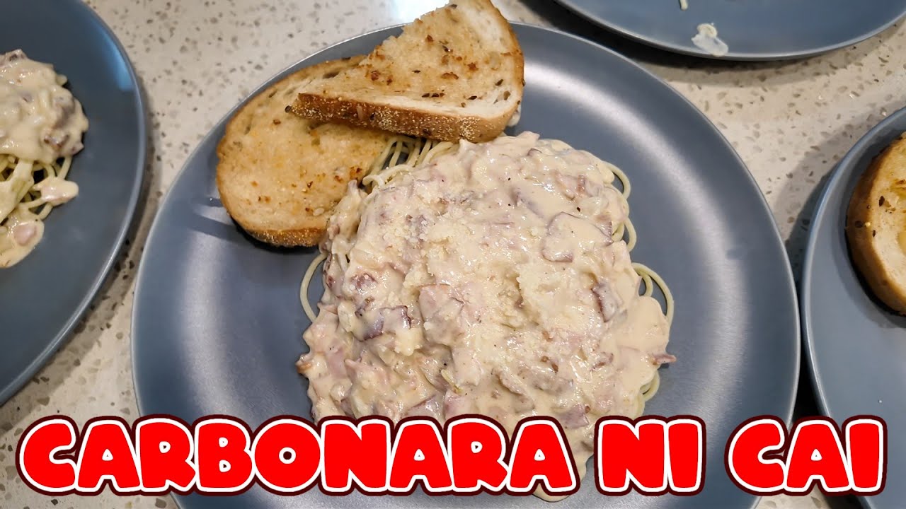 SIMPLENG CARBONARA RECIPE + CHAT WITH MOMMY TOYANG | BUHAY CANADA | BECK & CAI | 2025
