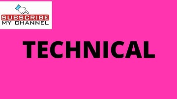 Technical Sharma ji intro