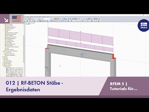 [EN] RFEM 5 - Tutorial für Studenten | 012 RF-BETON Stäbe - Ergebnisdaten