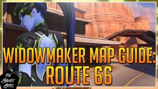 OVERWATCH: WIDOWMAKER MAP GUIDE: ROUTE 66 + RARELY USED SPOTS AND TIPS!