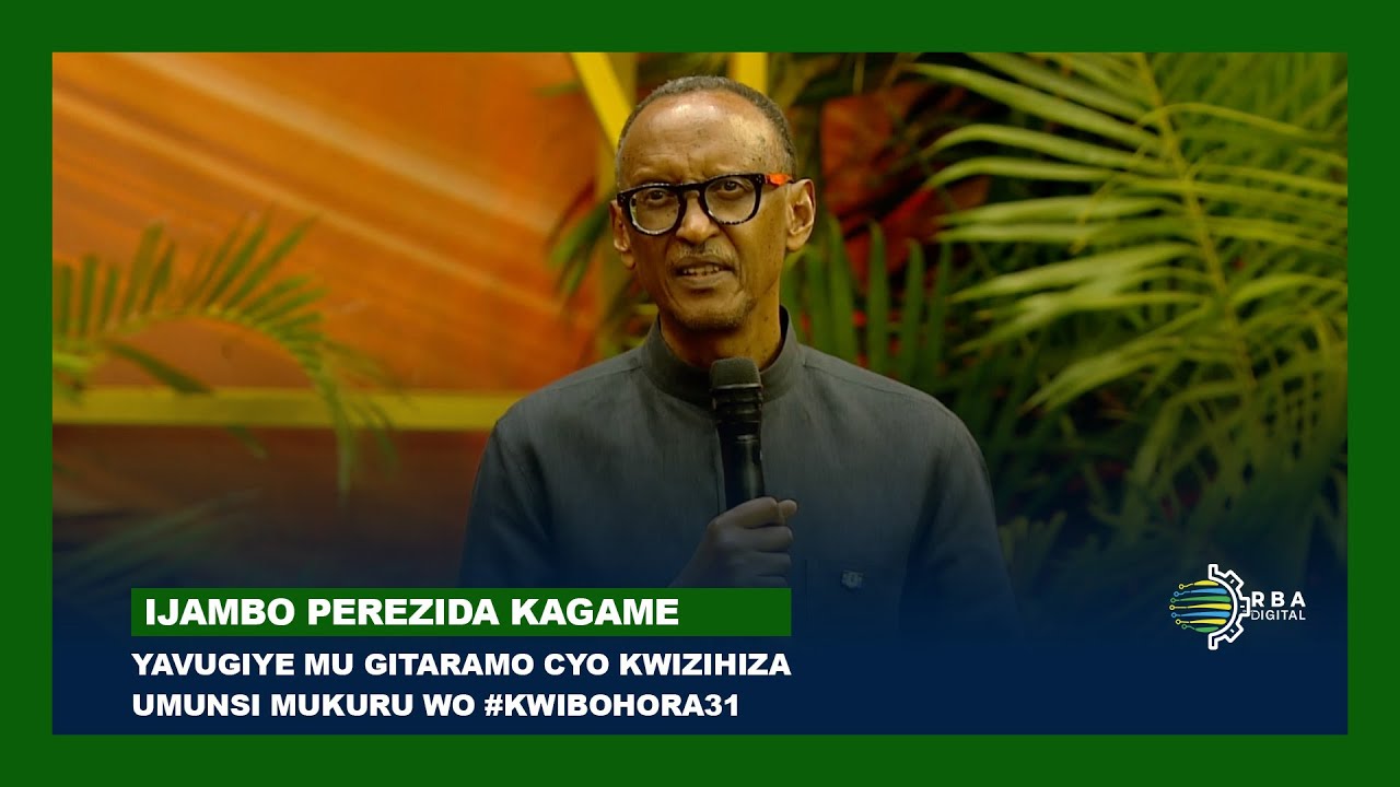 Ijambo Perezida Kagame yavugiye mu gitaramo cyo kwizihiza Umunsi Mukuru wo #Kwibohora31