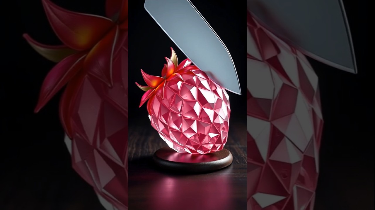 Cutting a Glass Raspberry 🔪