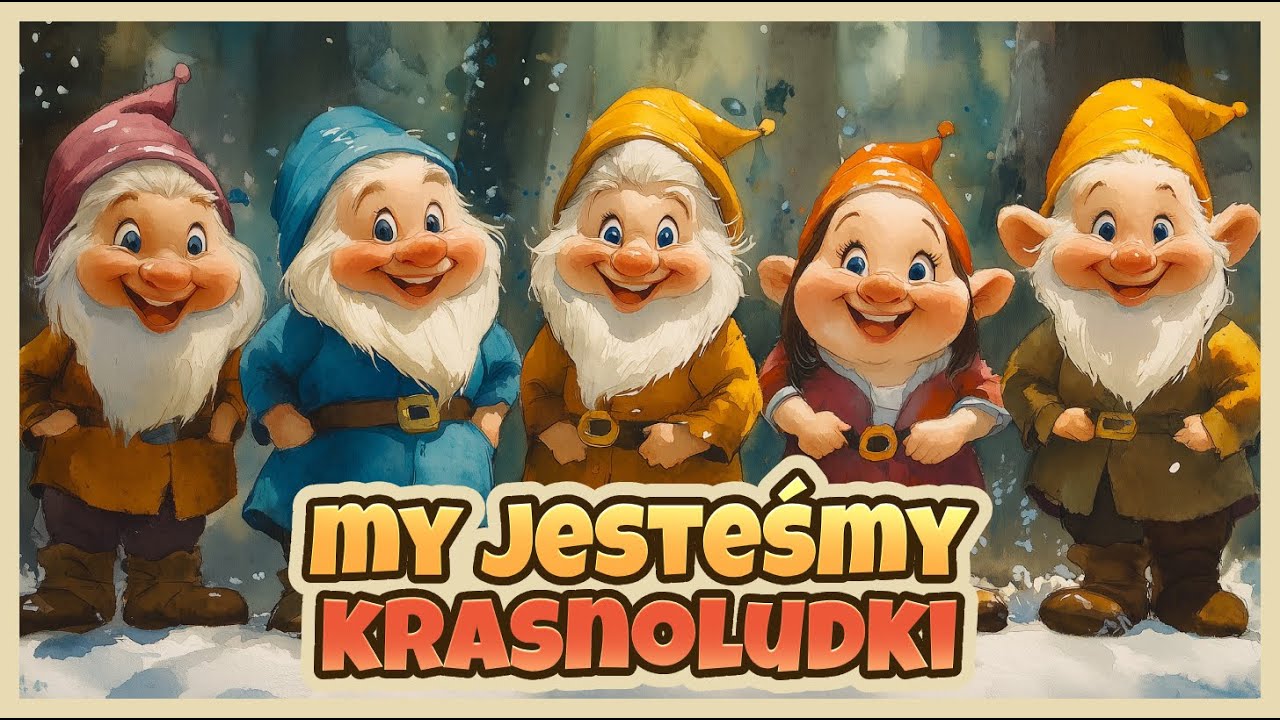 My jesteśmy krasnoludki hopsasa 🧡🎵🧡 PIOSENKA LOGOPEDYCZNA dla dzieci