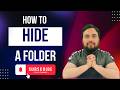 How to hide a folder from the other user