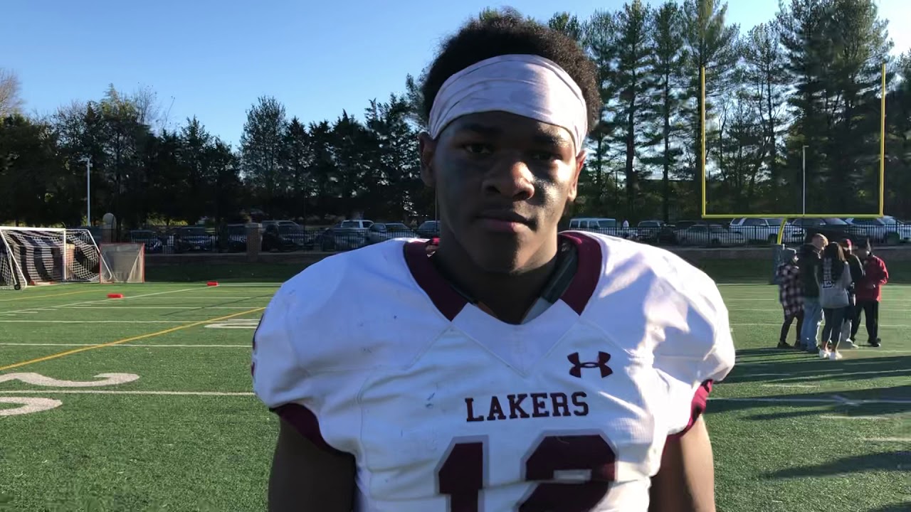 Boys' Latin football Justin Waters 1112019 YouTube