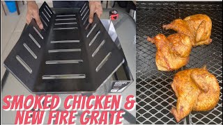 Smoked Chicken & New Fire Grate on the workhorse pit 1975