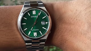 Unboxing CITIZEN Automatic Green dial-NJ0150-81X Rolex alternative in 30000INR/$330 #citizen-watches