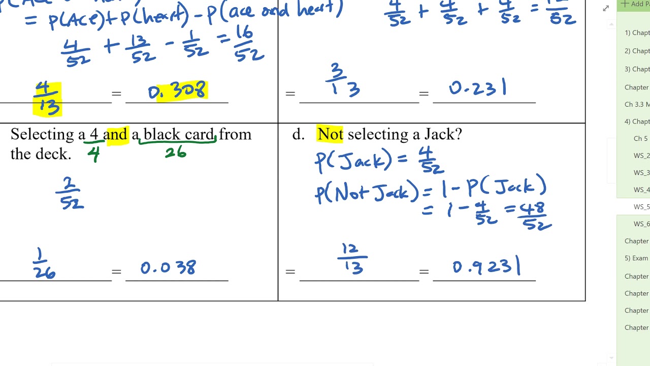 Chapter 5_Probability Practice - YouTube