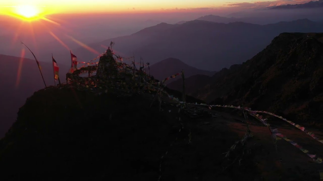 Singlha Drone Footage / Dhading Nepal
