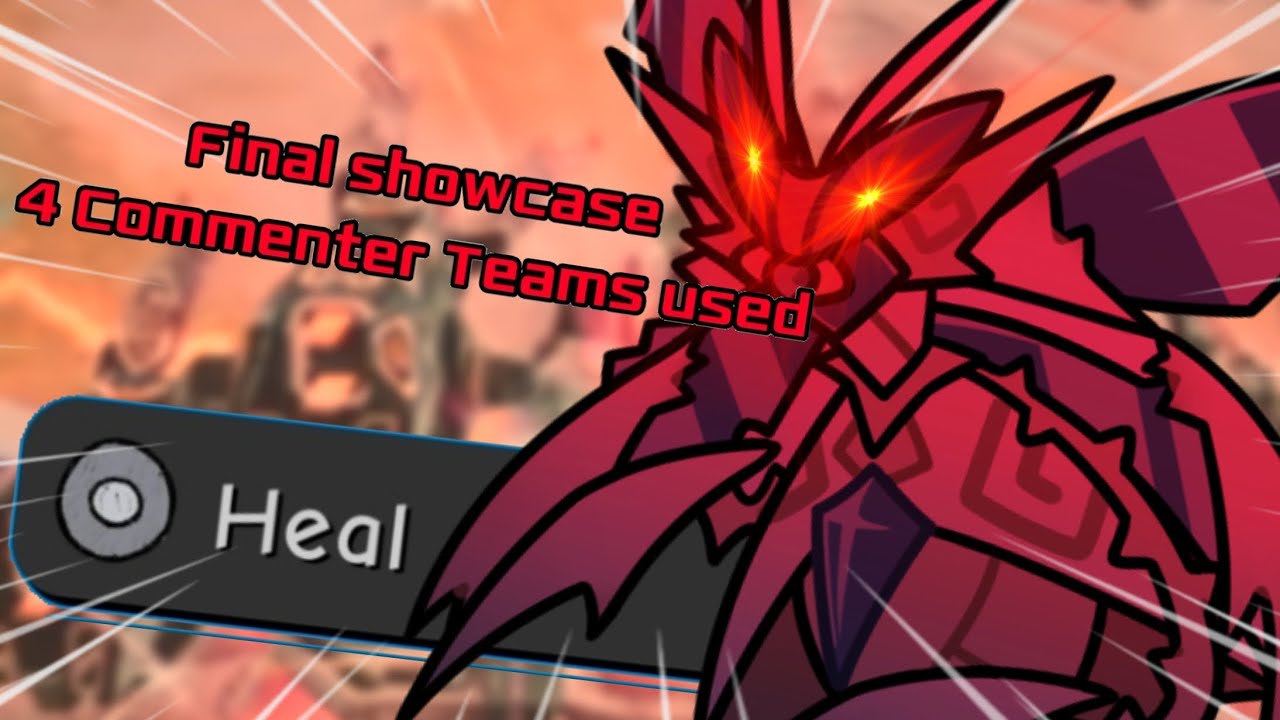 Final showcase, Final love from Thornet-A, 4 commenter Teams Used - Doodle World Pvp