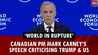 Rules-based order fading, world in a 'rupture': Canada PM Carney at Davos | WEF | Trump tariffs