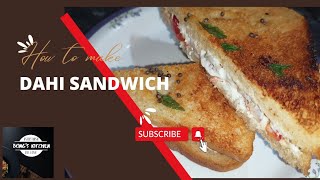 दही सैंडविच रेसिपी वीडियो - झटपट और स्वादिष्ट || Dahi Sandwich Recipe Video - Quick and Delicious!