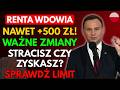 Renta wdowia 2026 – kto zyska najwięcej? Nowe limity, zasady i wyższe wypłaty!