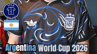 Adidas Argentina World Cup 2026 away shirt unboxing Kitsoc
