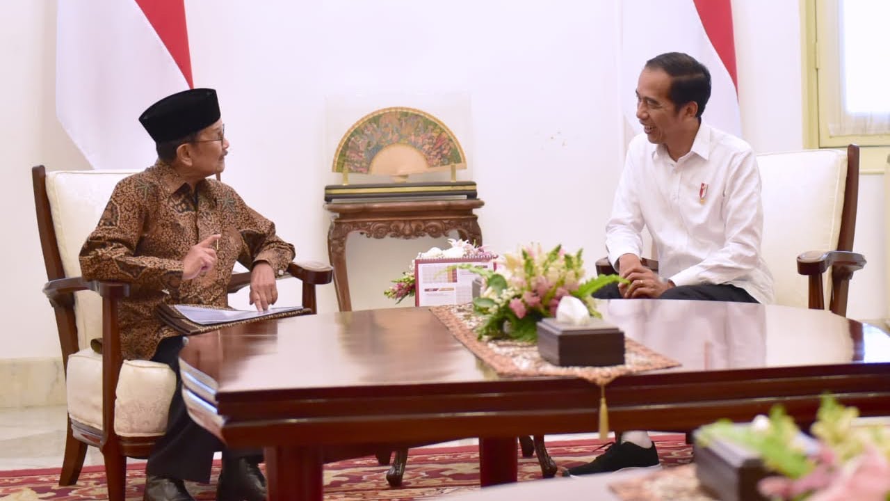 Presiden Jokowi Menerima Bapak B.J. Habibie, Istana Merdeka, 24 Mei 2019
