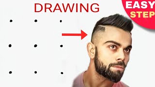 How to draw Virat Kohli Drawing || Virat Kohli pencil drawing
