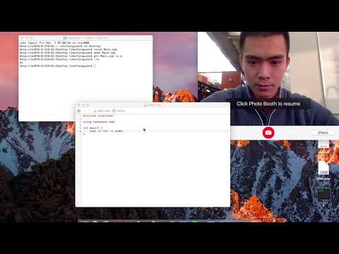 C++ Tutorial #2 Simple for-loop (Mac/ command line/ no audio)