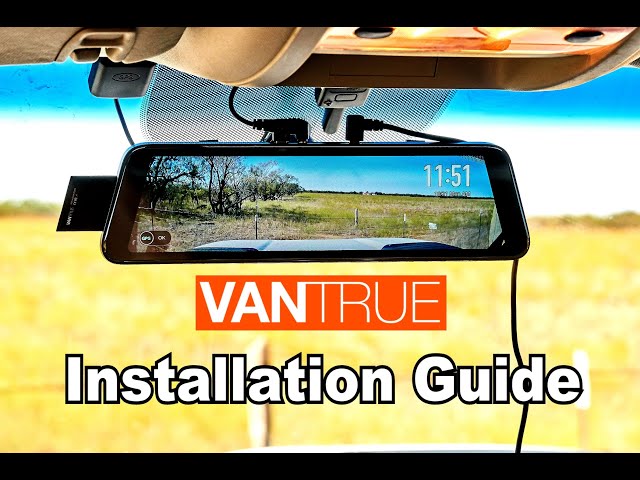 VanTop H612T Dash Cam Mirror Install - Argonaut Build