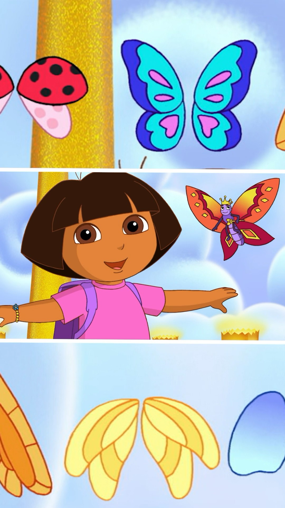 ¡Ayuda a Dora a volverse mariposa! #shorts