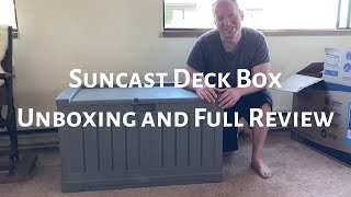 Suncast Deck Box Unboxing