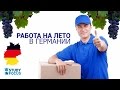 Работа на Лето в Германии! Студент рассказывает о своем опыте!