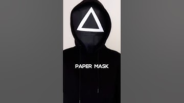 Squid Game PAPER Mask, how to make squid game PAPER mask DIY