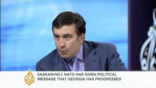 Interview with Saakashvili - 4 Dec 08