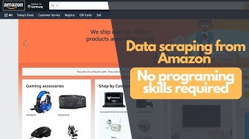 How to scrape data from Amazon