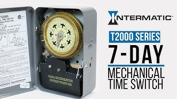 A Look at the T2000 Series Mechanical Time Switch from Intermatic