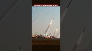 Iran attack in American base in Qatar. #viral #attack #viralvideo
